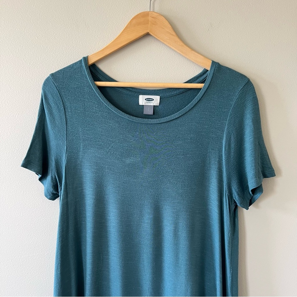 Old Navy Womens Small Short Sleeve Flowy Teal Tee
